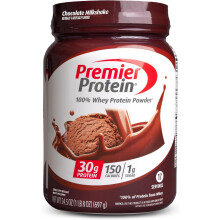 Premier Protein, 100% Whey Proteinpulver, Schokoladen-Milkshake, 1 lb 8 oz (697 g)
