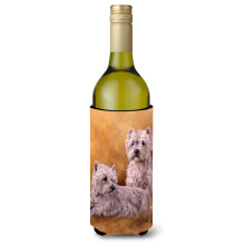 „„Caroline's Treasures Westies autorstwa Michaela Herringa Butelka na wino Koozie Hugger 750 ml wielokolorowa”