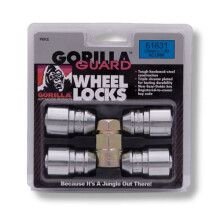Gorilla Automotive 61631 Serrature Acorn Gorilla Guard (filettatura 12 mm x 1,50 mm) - Confezione da 4