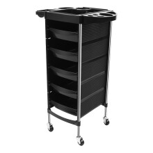(5 Drawers)360 ° Rotating Hair Salon Storage Rack Salon Tool Cart