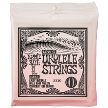 Ernie Ball Concert & Tenor Nylon-Ukulele-Saiten mit Kugelkopf umsponnen, G, klar (P02330)
