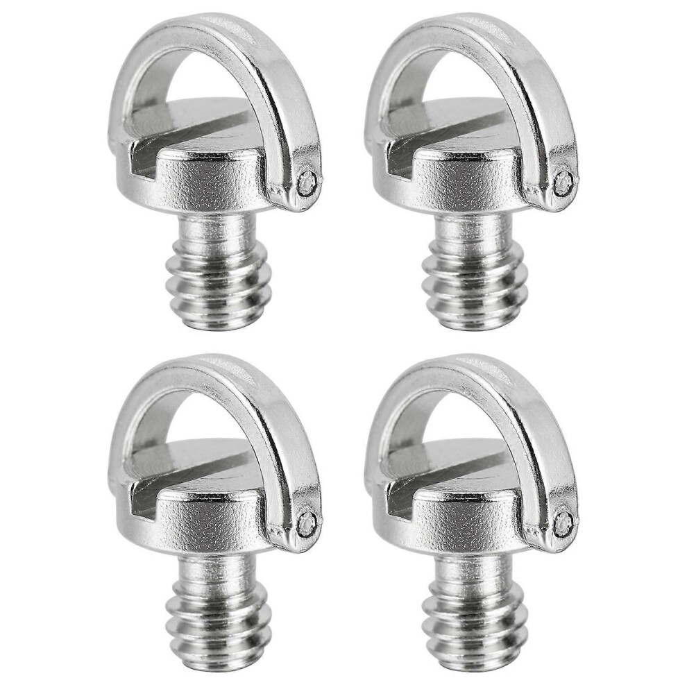(As Show, One Size) 4Pcs Camera Screw With Slotted For Tripod Monopod Ball Head Quick Release Plate 6974185859972