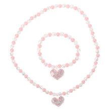 (As show, One size) 1 Set Children Jewelry Toddler Necklace Toddler Bracelet Toddler Play Jewelry