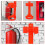 (As show, One size) Fire Extinguisher Mount Wall Mount Fire Extinguisher Bracket Fire Extinguisher Stand 5