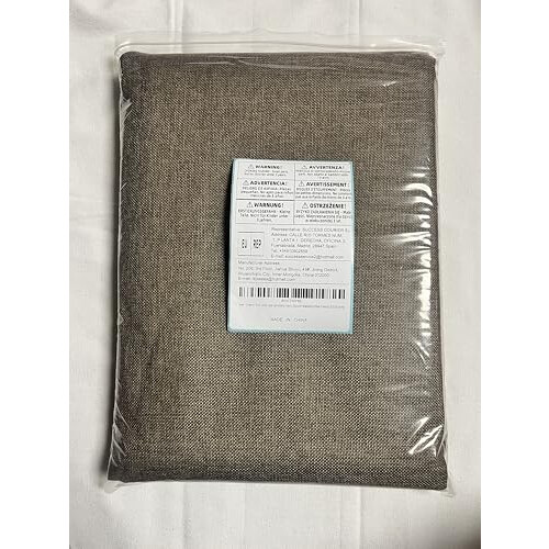 TinaKim Tecido de Estofamento de Linho Grosso por Jarda, para Sofá Capa de Cadeira (Verde Café 8, (57x 36 polegadas)) 2