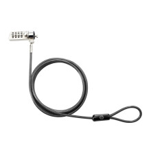 Cable de seguridad - HP - Candado de combinación esencial - 1.22 m - Compatible con Chromebook y EliteBook