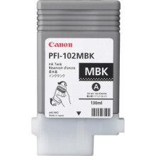 Canon PFI-102MBK inktreservoir - Mat zwart (gepigmenteerd) - Compatibel met Canon imagePROGRAF - 130 ml
