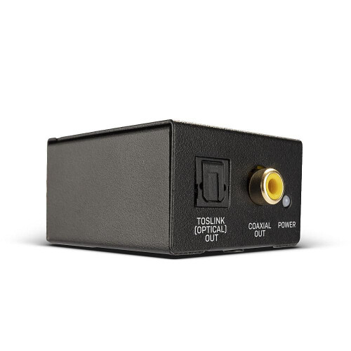 LINDY Convertidor de audio analógico a digital (2x RCA) 24-bit / 48Khz
