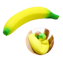 3x Anti-stress Squishy Banana Toys Slow Rising Jumbo Squishy