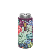Sok It Can Sok hoes voor bier en frisdrank ge?oleerde neopreen hoes (vetplanten 12oz slim can hoes)