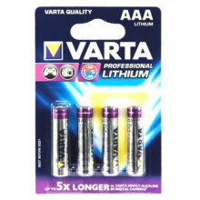 VARTA Ultra Lithium AAA-Batterie, 4er-Pack