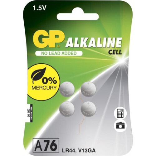 GP A76F-2U4 Knopfzellenbatterie - 4er-Pack