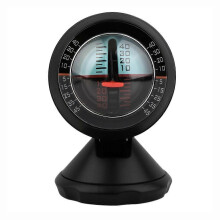 (As show, One size) Car Inclinometer Tilt Gauge Indicator Gradient Angle Slope Level Meter Vehicle Inclinometer Level Measure Tool (Black)