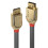 Câble DisplayPort - Lindy - 36292 - 2 m - Or - Triple blindage - Support 4K 1