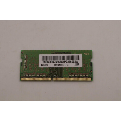 Lenovo Lenovo SODIMM-hukommelse 8 GB, 5M30Z71712