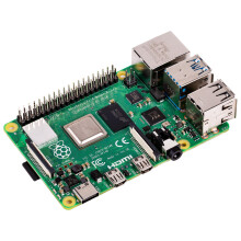 Single-board computer - Raspberry Pi - 4 Model B - 4 GB RAM - HDMI - USB - Ethernet