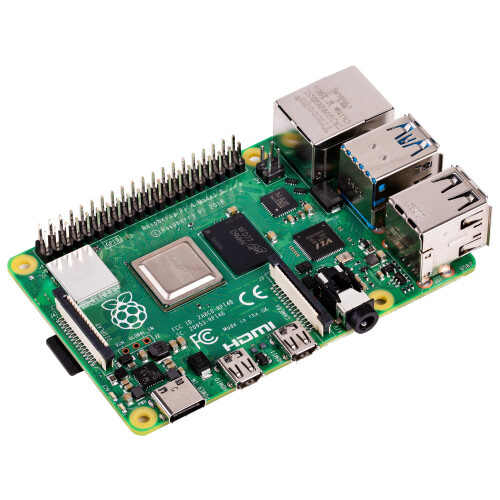 Single-board computer - Raspberry Pi - 4 Model B - 4 GB RAM - HDMI - USB - Ethernet
