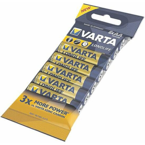 Varta VARTA Longlife Alkaline AA battery LR06, 8-pack