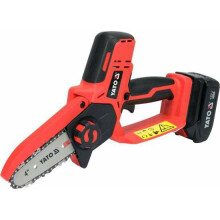 Draadloze kettingzaag - YATO - 18V 4" - Batterij 2Ah - Snellader - Compact 1,1 kg
