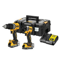 DeWALT Setti DCK2050E2T (DCD805 + DCF850 + 2 x 1,7 Ah Powerstack + DCB112 + TSTAK II)