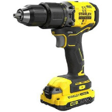 Accuboormachine met klopfunctie zonder snoer - 18V - STANLEY FATMAX V20 - SFMCD715M2K-QW - Borstelloos - 60Nm - 2 accu's 4 Ah + oplader