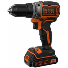 Akkuporakone-ruuvinväännin - BLACK+DECKER - BL186KB-QW - 2 nopeutta - 13 mm - 52 N·m - 2 kpl 18 V akkuja