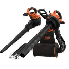 BLACK+DECKER Langallinen imuri-puhallin-murskain BEBLV301 - Reppu