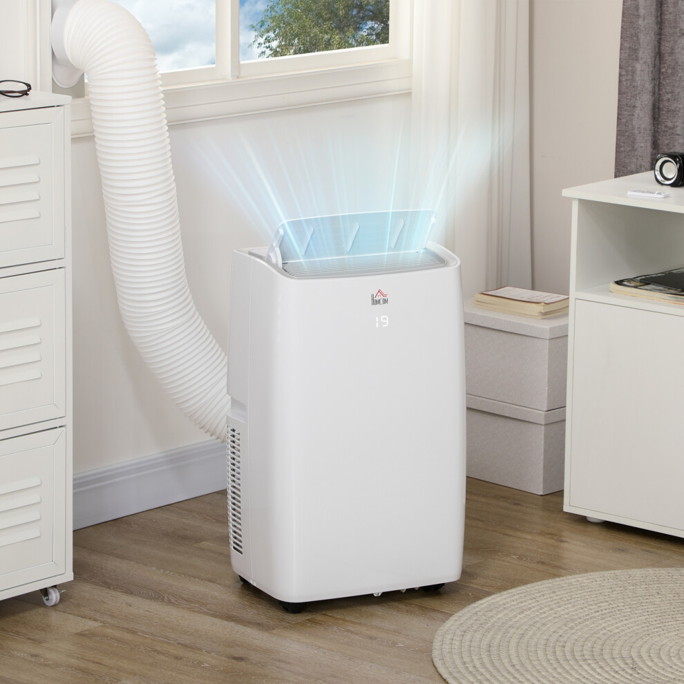 HOMCOM 12,000 BTU Portable Air Conditioner Unit with Remote, 24H Timer, 35m²