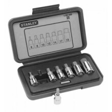 Conjunto de soquetes de 6 pontos STANLEY 1/2" TORX - 1-89-099 - Conjunto de 7 peças