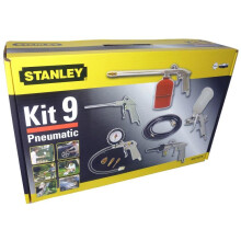 STANLEY Kit de 9 accesorios neumáticos de cartón