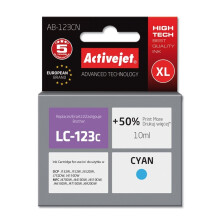 Activejet AB-123CN Ink (replacement for Brother LC123C/121C; Supreme; 10 ml; cyan)