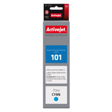 Activejet AE-101C Ink Bottle (Replacement Epson 101; Supreme; 70 ml; Cyan)