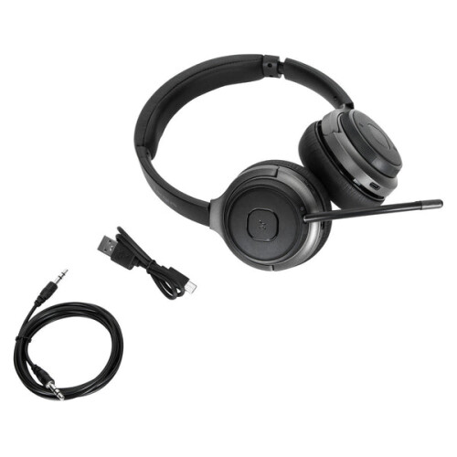 Targus Cuffie TARGUS Cuffie sovraurali con microfono rimovibile - Nero 1