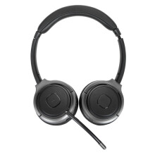 Écouteurs TARGUS Écouteurs sur l'oreille avec microphone amovible - Noir