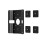 Compulocks Supporto VESA da Vetro Nero per Tablet UMPC con Slot di Sicurezza 3