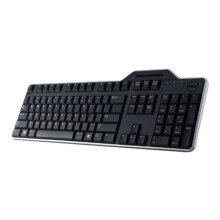 Clavier USB - DELL - KB813 - QWERTZ - Lecteur Smartcard - Résistant aux projections de liquide