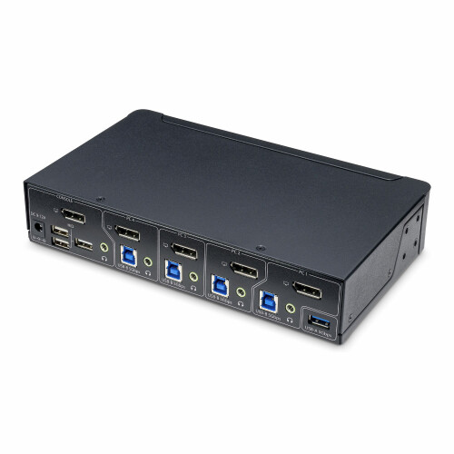 StarTech.com STARTECH Conmutador KV de 4 Puertos DisplayPort 1