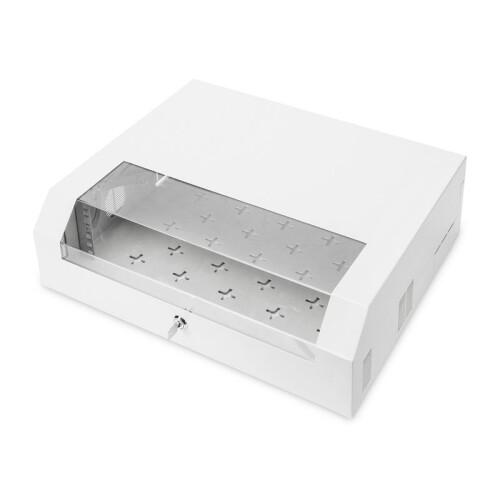 Gabinete de parede - DIGITUS - DN-19 04U-PB - Cinza - 5U - 19 polegadas