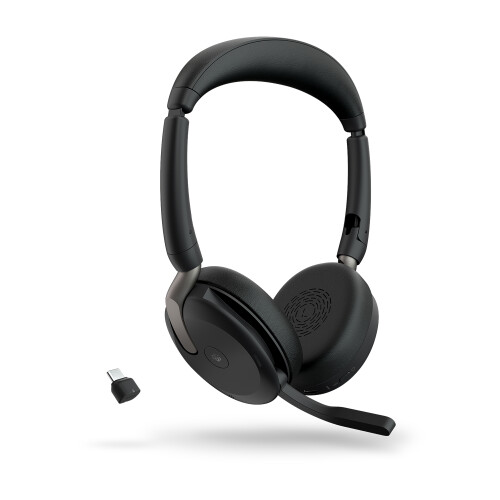 Jabra Jabra Evolve2 65 Flex MS Stereo - headset - with wireless charging pad 2