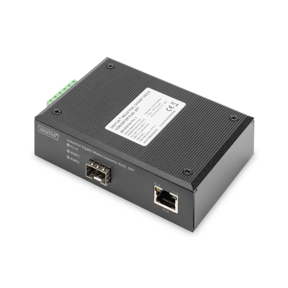 Digitus - Fiber Media Converter - 10Mb Lan, 100Mb Lan, 1Gbe 4016032488200