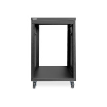 DIGITUS DN-48001 - Rack de Audio - 19 Pulgadas - 16U - Rack de Equipamiento Universal - para Accesorios de Audio-vídeo - No Montado - Carga máx.