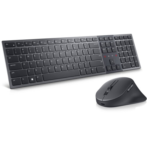Dell Teclado e mouse - DELL - KM900 - Sem fio RF e Bluetooth - QWERTY US Internacional - Grafite
