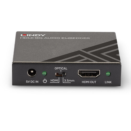 LINDY Injetor Áudio HDMI 2.0 18Gbit/s 2