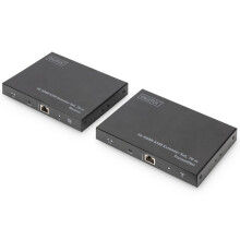 Extensore KVM HDMI 4K - DIGITUS - 70 m - Cat6/Cat7/Cat8 - Nero - Alluminio