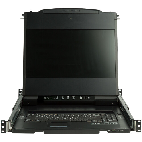StarTech.com Console KVM - StarTech.com - 17,3 polegadas - DVI e VGA - Montável em Rack 1U - 1080p HD 1