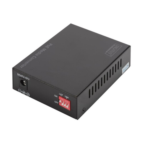 Media converter - Digitus - DN-82140 - 1000 Mbit/s - PoE - SFP