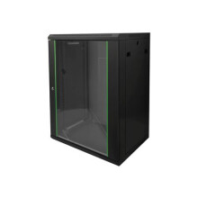 DIGITUS Armario de red - Rack de 19 Pulgadas - 16U - Montaje en Pared - Profundidad 450 mm - Capacidad de Carga 60 kg - serie Dynamic Basic