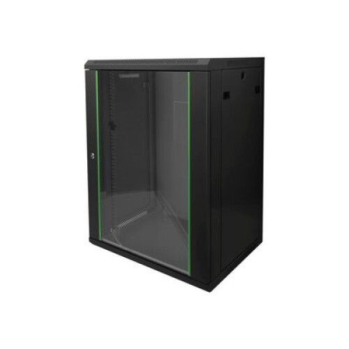Armário de rede DIGITUS - rack de 19 polegadas - 16U - Montagem na parede - Profundidade 450 mm - Capacidade de carga 60 kg - Série Dynamic Basic