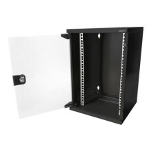 DIGITUS Armoire de red 10 pulgadas - 9U - montaje en pared - HxLxP 464x312x300mm - profundidad útil 250mm - negro