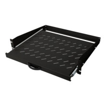 DIGITUS Uitschuifbare plank - 19 inch - 2UH - Achterbevestiging - Toegestane belasting 30 kg - Voor netwerk- en serverkasten - Voor gebruik